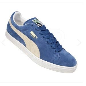 puma suede classic light blue